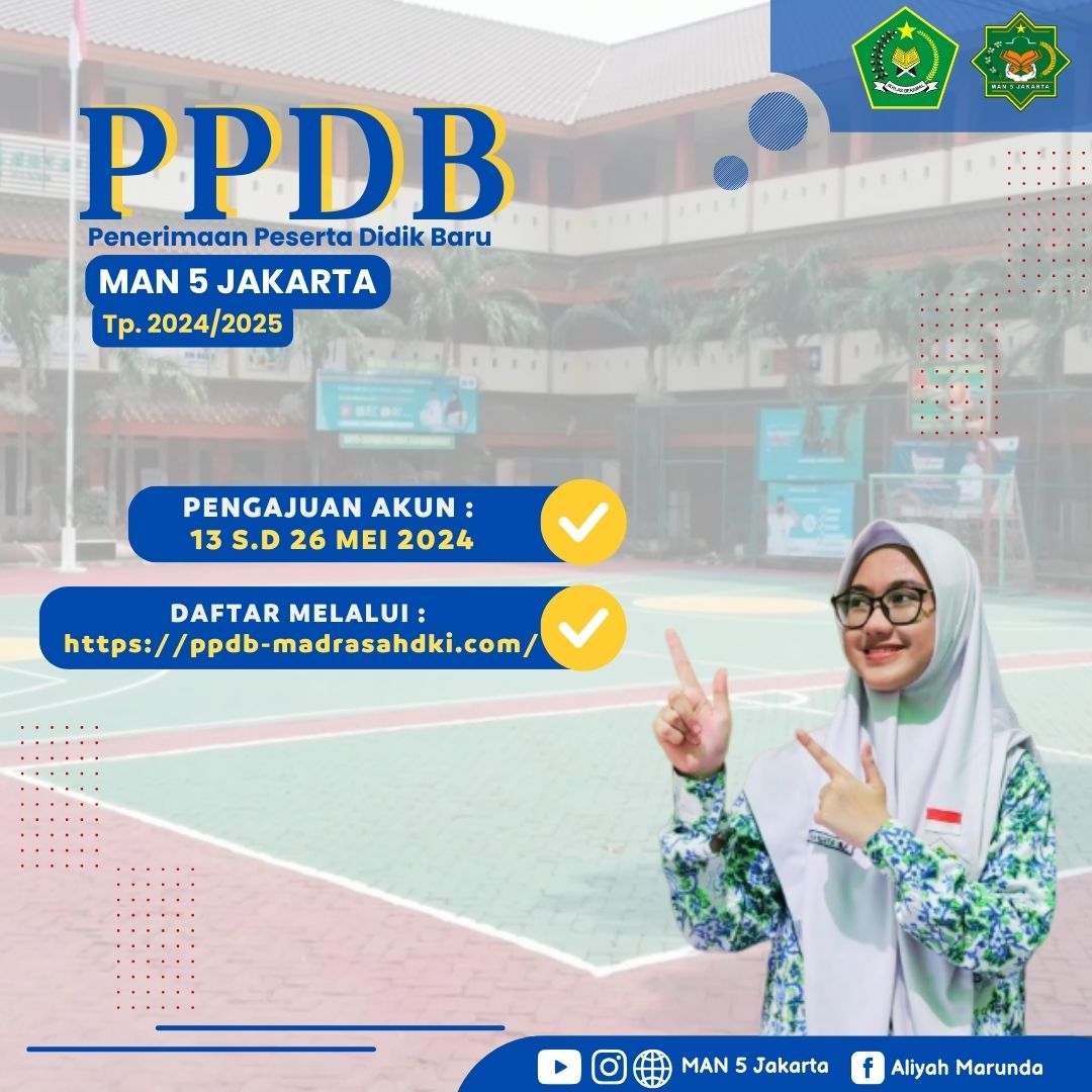 Pengajuan Akun PPDB Madrasah DKI Jakarta Tahun Pelajaran 2024 2025