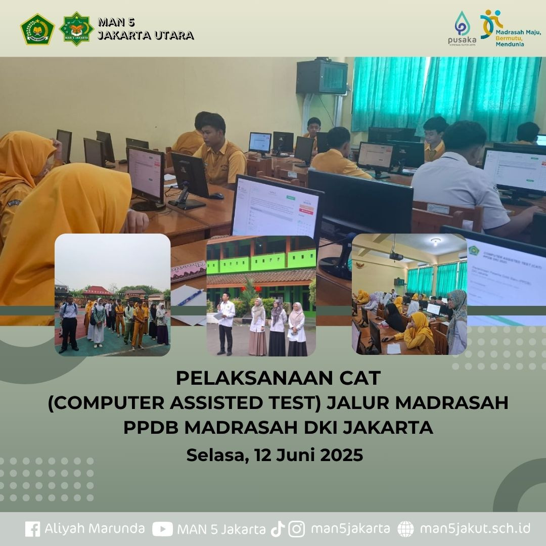 CAT Jalur Madrasah Berjalan Lancar